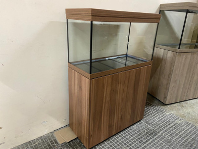 АРГ Аквариум панорамный АС5 145л (840х390х510) с подставкой 700 мм, отделка АБС, цвет орех